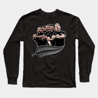 New Zealand All Blacks - HAKA Long Sleeve T-Shirt